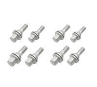 bullone bloccaggio mozzo Compatibile Con Peugeot 206 207 208 308 407 3008 4 8 Pezzi Dadi Per Ruote Bulloni Esagonali Da 17 Mm Bulloni Per Ruote Elementi Di Fissaggio In Lega(8pcs)