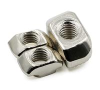 Bullone, bulloni a T, 100 pezzi for dado a T scorrevole serie 20, a caduta for martello, connettore di fissaggio in estrusione alluminio, testa a(M5)