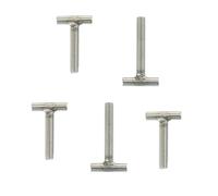 Bullone, bulloni a T, Bullone di serraggio a barra filettata a forma T M5 da 20~80 mm, vite con scanalatura a in acciaio inossidabile GB37 304(M5*45mm)