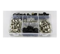 Bullone Carenatura Moto Viti Per Parabrezza Per Versys 650 2015 2016 2017 2018 2019 Bulloni di ricambio(Argento)