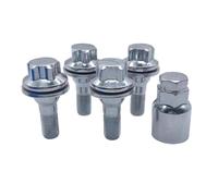 Bullone Con Dado Ad Aletta - Set Di 5 Dadi Con Aletta | Bulloni Con Capocorda Con Lunghezza Del Gambo Da 25 Mm Per Cruiser | Prigionieri Della Ruota | Vite Antifurto Per Pneumatici A Sede Piatta | Bul