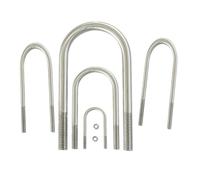 Bullone con fibbia a U in acciaio inossidabile M6 M8, vite a, morsetto for tubi, clip a, raccordo a dado deflettore combinato per Traino Auto Navi Riparazione(M8x90x160mm 1set)