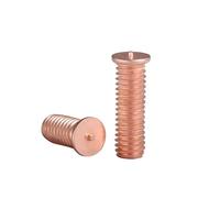 Bullone con punto di saldatura in rame M3 M4 M5 M6 M8 M10 Vite for saldatura a punti Perno di saldatura for scarica del condensatore(100pcs M5X25)