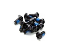 Bullone del rotore del disco inverso in acciaio m5 x 10 mm nero