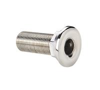 Bullone Del Tubo Del Foro Di Sfiato Del Foro Di Scarico Delle Acque Reflue Di Scarico Dell'acqua Marina In Acciaio Inossidabile 1-1/4 Presa Hardware A Filo Pieno,Resistente alla corrosione