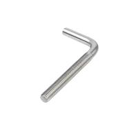 Bullone di ancoraggio ad angolo retto a forma di L in acciaio inossidabile 304 1/2/5/10 pezzi M4 M5 M6 M8 M10 M12(10pcs M4X40)