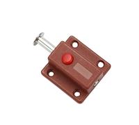 Bullone di chiusura caricato a molla da 20 pezzi for mobili e armadietti | Rilascio a pulsante, adatto for finestra/tavolo/armadio, disponibile in bianco/marrone/nero(Brown)