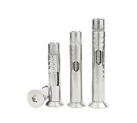 Bullone di espansione a testa svasata piatta con esagono incassato in acciaio inossidabile M6 M8 2/4 pezzi ancoraggio for calcestruzzo(M8 2PCS,50mm)