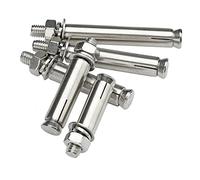 Bullone di espansione, bulloni di ancoraggio in acciaio inossidabile 304 vite di espansione bullone esplosione esteriore Pull Explosion Pipe Nail Rod M6 M8 M10 M12 xiaoyu (dimensioni: M6X90 4 pezzi