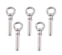 Bullone di espansione M6, 5 pezzi, bullone sollevamento ad anello in acciaio inossidabile 304, vite for muro cemento, M6x150mm(M6x80mm)
