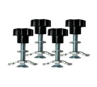 Bullone di fissaggio - guida a L da 20 cm, fissaggio con dado filettato, di montaggio forti, supporto ergonomico per carico, ricambio ad alte prestazioni per autocarri, garage e aerei