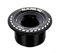 Bullone di fissaggio per pedivella per bici da strada, con coperchio della manovella e viti filettate per guarniture PROWHEEL e serie FC (nero)