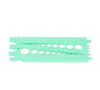 Bullone di misurazione do do filettatura fulmine in plastica integrata in termini di millimetro sizer scala per la macchina per riparazioni automobilistica lavori di costruzione (Verde)