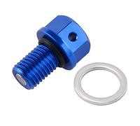 Bullone di scarico dell'olio M10x1,25 for Yamaha YZ125 2005-2018 YZ250 1997-2018 YZ250F YZF 250 2001-2018 YZ 125X 250 450 FX YZF WRF 450(Blue)