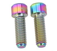 Bullone di serraggio per pedivella in lega per ULTEGRA per guarniture HollowTech II utilizzato nel montaggio del braccio della pedivella su telai di biciclette compatibili (arcobaleno)