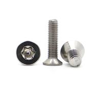 Bullone di sicurezza a testa piatta svasata Torx a sei lobi in acciaio inossidabile 304 M2 M2.5 M3 M4 M5 M6(16mm,M3 20pcs)