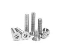 Bullone di sicurezza antifurto a prova di manomissione M2-M12 304 A2 in acciaio inossidabile a sei lobi con testa svasata piatta, adatto for perni di colonna(20mm,M3(10Pcs))
