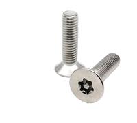 Bullone di sicurezza antimanomissione a testa svasata piatta con perno a colonna M2 M2.5 M3 M4 M5 M6 M8 in acciaio inossidabile 304(40mm,10pcs M4)