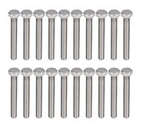 Bullone esagonale bullone esagono filo grido a filo completamente filettati per la costruzione ingegneristica fai te fai te a2 in acciaio inossidabile m10x1.5 DIN 933 20pcs (M10 * 85)