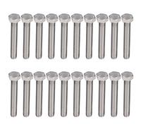 Bullone esagonale bullone esagono filo grido a filo completamente filettati per la costruzione ingegneristica fai te fai te a2 in acciaio inossidabile m10x1.5 DIN 933 20pcs (M10 * 70)