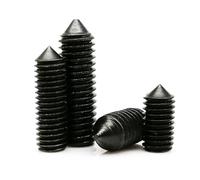 Bullone esagono Socket a sfera senza testa, 1/10/50X M2 M2.5 M3 M4 M5 M6 M8 M10 M12 M16 Bullone con testa conica esagonale in acciaio grado 12.9, testa conica, vite di fermo(12mm,50pcs M5)