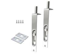 Bullone for porta nascosto in acciaio inossidabile da 2 pezzi, guardia di sicurezza, serratura scorrevole, bulloni for mobili for hardware domestico Per Porta d'Ingresso