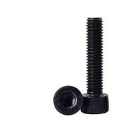 Bullone in acciaio inox 304 con esagono incassato DIN912 in acciaio al carbonio nero ISO7380 Vite for macchine metalliche DIN7991 M2 M3 M4(Carbon (DIN912),25MM_M2)