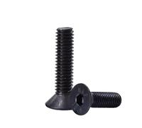 Bullone in acciaio inox 304 con esagono incassato DIN912 in acciaio al carbonio nero ISO7380 Vite for macchine metalliche DIN7991 M2 M3 M4(Carbon (DIN7991),4MM_M3)