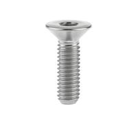 Bullone In Titanio M3/M4/M5 X 6 8 10 12 15 20 25 Vite A Testa Svasata Con Esagono Incassato Da 30Mm, Argento, M4,12mm