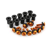 Bullone M4*16 Per Deflettori Antivento Per Parabrezza Moto Per Daytona 600 650 675 675R Per Daytona 750 GPR125 RS4 50 125 2 Kit bulloni carenatura(Arancia)