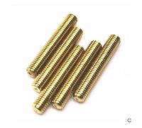 Bullone, M6 M8 M10 M12*50/60/70/80/90/100mm Ottone Filettatura Completa Albero Asta Barra Perno