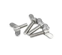 Bullone manuale in corno di pecora farfalla in acciaio inossidabile 304 M4 M5 M6 M8 M10 M12 M14 M16(50mm,M4-2pcs)