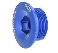 Bullone Pedivella in Lega di Alluminio M20 * 10 Vite Guarnitura per Tappo Staffa Bici da Strada di Montagna Viti Asse BB Adatto per Ruota Dentata 590 596 XT SLX Solido (BLUE)