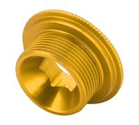 Bullone Pedivella in Lega di Alluminio M20 * 10 Vite Guarnitura per Tappo Staffa Bici da Strada di Montagna Viti Asse BB Adatto per Ruota Dentata 590 596 XT SLX Solido (GOLD)
