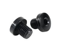 Bullone PER CoPERchio Del FORo Dello Specchietto Retrovisore PER Moto In Lega Di Alluminio Universale M10 Specchietto Retrovisore(Black)