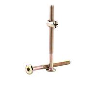 Bullone per mobili, 10 pezzi Bulloni per mobili in acciaio al carbonio M6 con dadi a barilotto Dado di fissaggio Connettore per bullone(90mm)