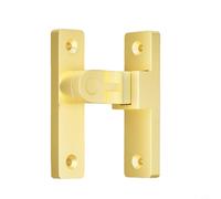 Bullone per porta in lega di zinco, facile installazione, design vecchio stile, sicurezza affidabile (oro)