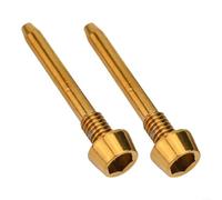 Bullone Pinza Disco Bici in Lega Leggera 2 Bullone Pinza Disco | Lega , 26mm per preciso, compatibile MT2/MT4, nero/oro, per facile installazione(GOLD)