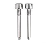 Bullone Pinza Disco Bici in Lega Leggera 2 Bullone Pinza Disco | Lega , 26mm per preciso, compatibile MT2/MT4, nero/oro, per facile installazione(TITANIUM)