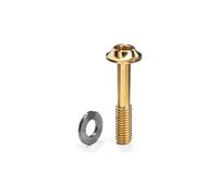Bullone pinza freno flat mount titanium m5 torx 25 con rondella absoluteblack gold