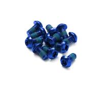 Bullone rotore a disco inverso acciaio m5 x 10 mm blu