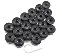 Bullone Ruota Auto per Golf Mk5 Mk6 Mk7 2006-2018 Set di 20 Tappi copridado Ruota da 28 mm Cerchi Rotondi Tappo Vite Centrale Pneumatico