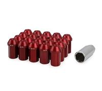 Bullone Ruota Auto Vite Per Mozzo Dadi Per Ruote Da Per Corsa Per Auto M12 * 1.5/1.25 20 Pezzi/set(Red,M12x1.25)