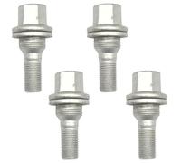 Bullone Ruota per Auto per Citroen C2 C3 C4 C6 OE：540567 3549817 4 Pezzi Dadi Ruota Bulloni Sede Piatta Dadi Ruota autobloccanti esagonali da 17 mm