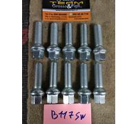 Bullone Ruota Sferico per Cerchi in Lega M14x1,50 L40 Chiave 17 Acciaio 10.9