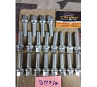 Bullone Ruota Sferico per Cerchi in Lega M14x1,50 L40 Chiave 17 Acciaio 10.9