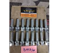 Bullone Ruota Sferico per Cerchi in Lega M14x1,50 L40 Chiave 17 Acciaio 10.9