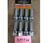 Bullone Ruota Sferico per Cerchi in Lega M14x1,50 L40 Chiave 17 Acciaio 10.9