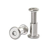 Bullone Set da 10 viti a testa esagonale con testa piatta M6×30mm in acciaio inossidabile 304, for il fissaggio di mobili e letti.(M8,M8x70mm-2 Set)