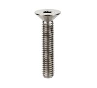 Bullone superiore for serie sterzo for bicicletta M6*30/35mm, filettatura completa, testa esagonale M4, viti di fissaggio for attacco manubrio MTB BMX, componenti for bici(M6X30 Silver 1PC)